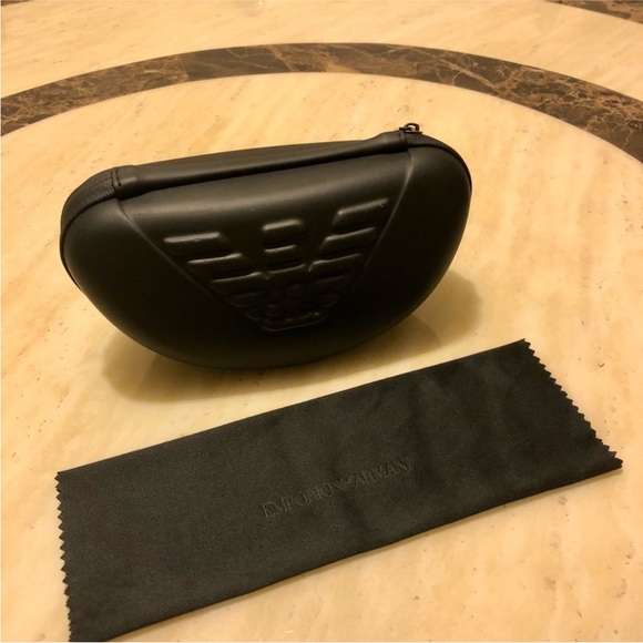 Like New Auth Emporio Armani Sunglasses with Case and Cloth - Picture 7 of 8